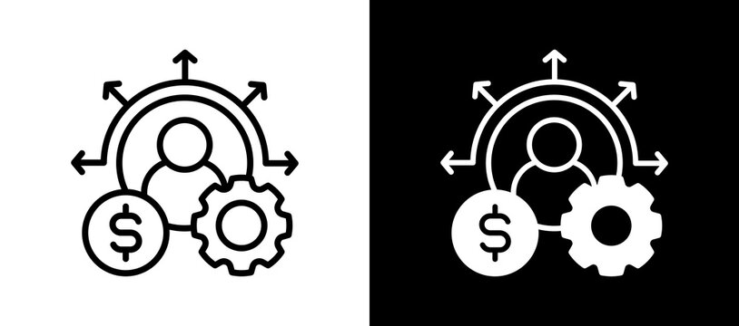 External Resources whiteblack icon