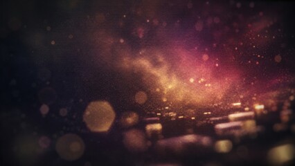 A mesmerizing futuristic sci-fi abstract background featuring a vibrant retro bokeh light fusion, perfect for dynamic digital design © allailearn