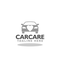Obraz premium Car Care Logo icon with shadow