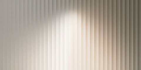 Minimalist warm white vertical pleated abstract background with soft central glow and smooth 3D geometric texture