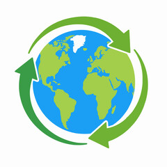 Fototapeta premium green earth globe