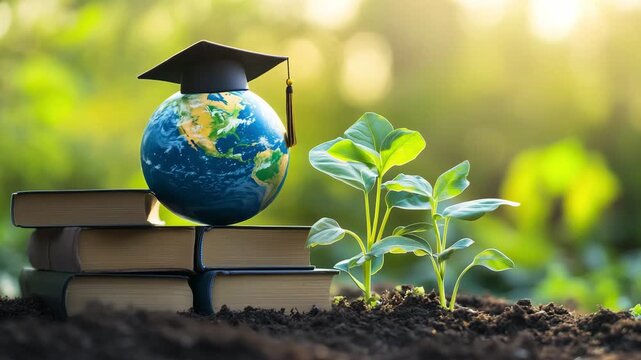 Students engage in activities that focus on environmental education and the importance of plants in nature
