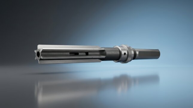 Adjustable hand reamer 3D render variable sizing tool engineered for precision hole finishing fitting accuracy and fabrication