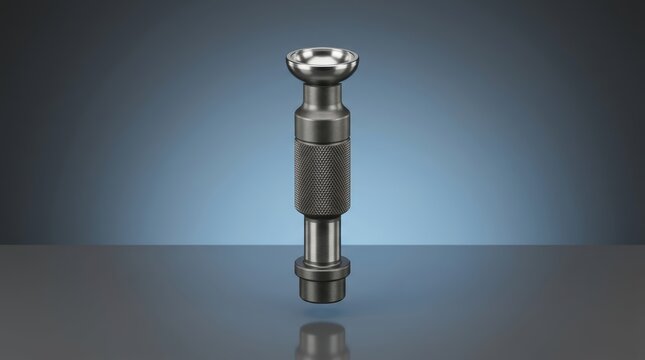 Rivet snap tool 3D render fastening finishing instrument designed for rivet forming assembly support and workshop applications