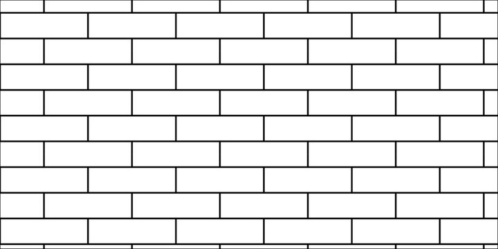 Pavement slab road seamless mosaic wall decoration stone concrete surface tiles. subway vector block rock white brick wall texture interior background.