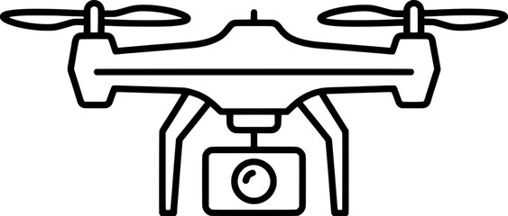 Top view drone quadcopter icon © ararara