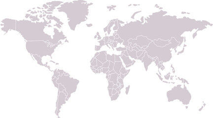 Fototapeta premium modern grey map