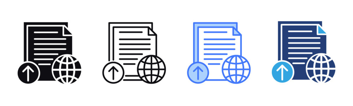 Global Publishing icon sheet multiple style collection