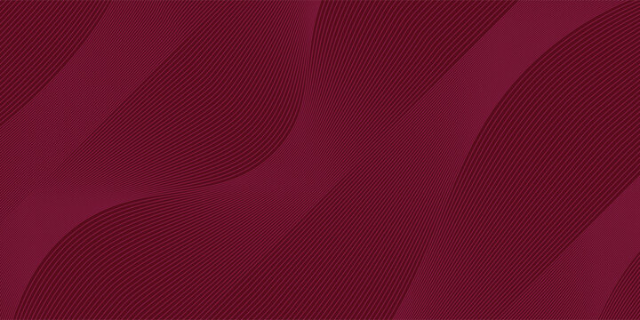 Premium background design with digital maroon line pattern. Vector horizontal red template for business banner, formal invitation, luxury voucher, prestigious gift certificate See Less