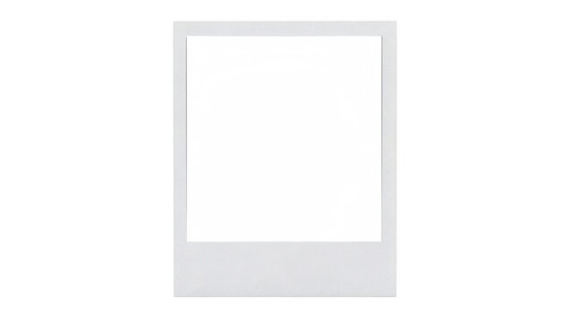 A vertical rectangular instant frame with a white border, isolated on a white background, displaying your personal