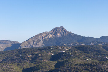 Obraz premium Mountain landscape of the island of Mallorca, Spain