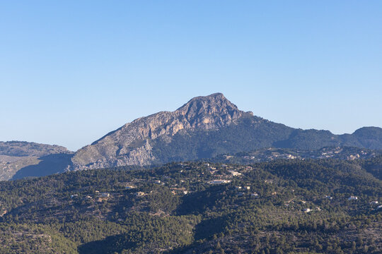 Mountain landscape of the island of Mallorca, Spain