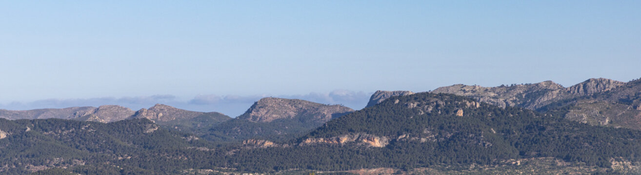 Mountain landscape of the island of Mallorca, Spain