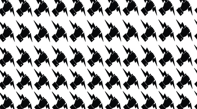 Repeating Pattern of Black High Heel Shoe Silhouette Vector Illustration for Fashion Textile Wallpaper Fabric Print and Graphic Design Projects
