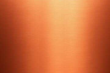 Fototapeta premium Copper texture dominates image. Gradient effect creates depth, contrasted by dark borders. Smooth metallic surface visible.