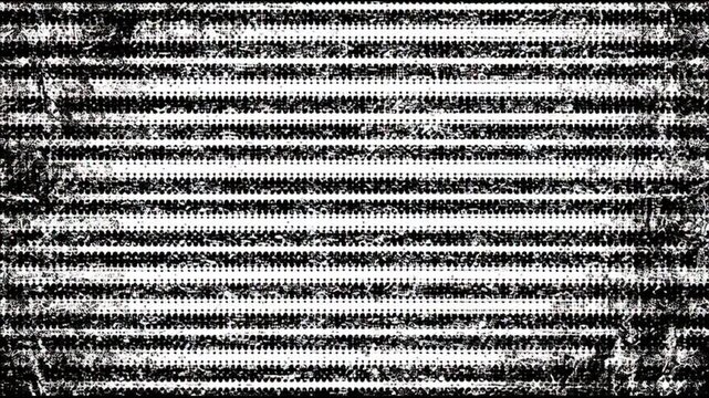 Black and white striped fabric texture.