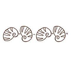 Sea animal summer border Clipart  © Sunisa