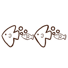 Sea animal summer border Clipart  © Sunisa