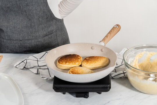 Eggnog pancakes