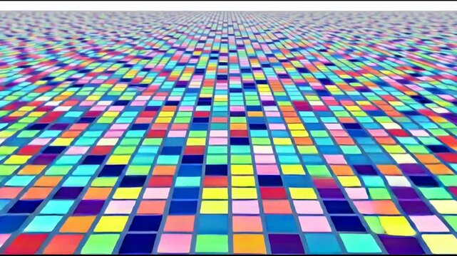 Colorful Mosaic Backgrounds For Graphic Design.