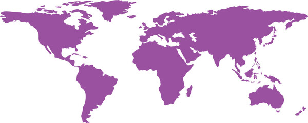 Obraz premium vibrant purple map