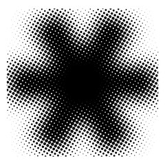 Fototapeta premium Retro Halftone Shape Element