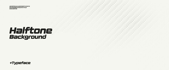 Obraz premium White Dotted Halftone Pattern, Wavy Halftone Texture, Dynamic Wave Background for Action Sport, Speed Race, Running, Tennis and Boxing, Technology and Future Innovation BG. Vector Illustration