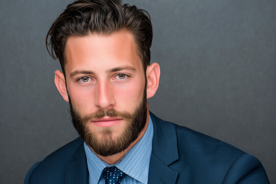 Professional Corporate Headshot of Smiling Businessman for LinkedIn Profile