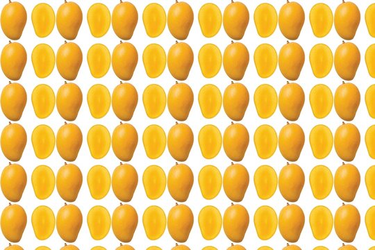 Seamless Honeycomb Pattern with Golden Corn