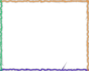 Neon graffiti tag frame. Isolated transparent PNG urban street art border overlay. © Animated