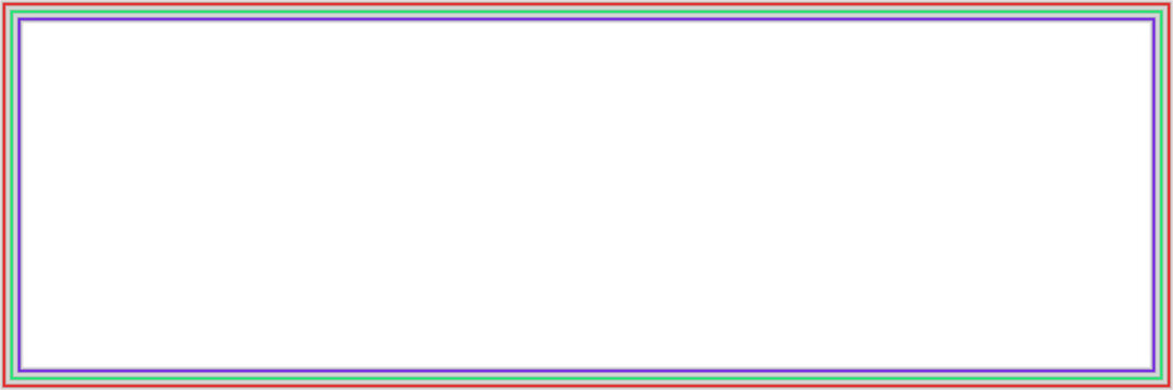Multi-color neon stripe frame. Isolated transparent PNG vibrant rainbow border overlay.