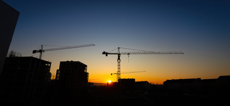 Construction Cranes Operating In Ukraine