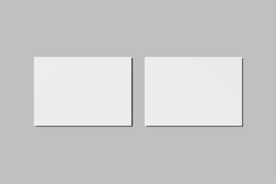 Landscape Flyer Blank Mockup 