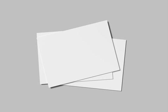 Landscape Flyer Blank Mockup 