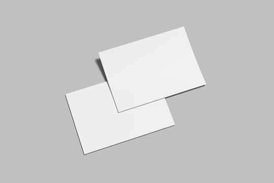 Landscape Flyer Blank Mockup 