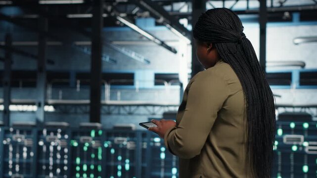 Data center technician automates data center operations in a data center, supporting AI development, machine learning, automation workflow and reliable server infrastructure management.
