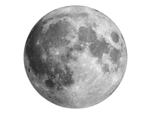 moon on white background © willzft