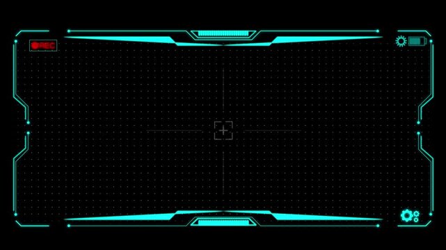 nice and cool very unique hud frame animation recoding vidoe background on science and futuristic look animation vidoe