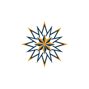 Geometric Starburst Design