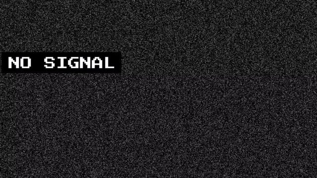 TV no signal noise overlay with pixel interference texture and analog static effect. Perfect for glitch, broadcast errors, VFX, video editing, and retro screens.