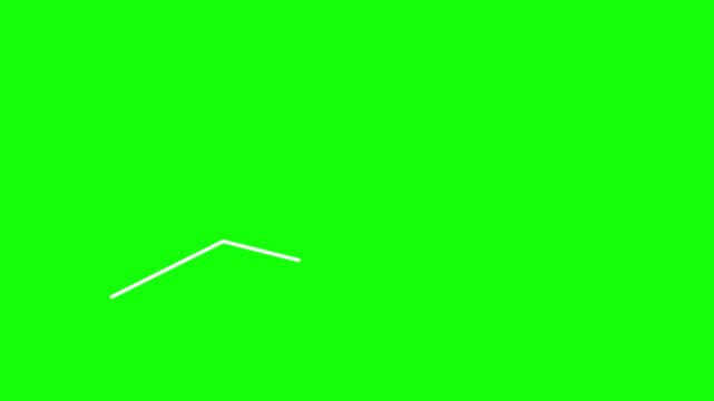 Green Graph Line Icon