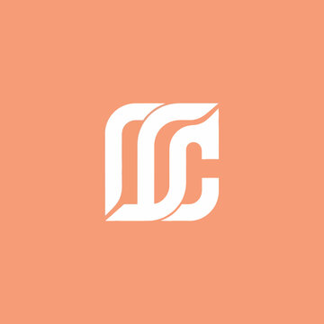Modern Abstract White Logo Design.