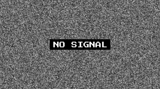 TV no signal noise overlay with pixel interference texture and analog static effect. Perfect for glitch, broadcast errors, VFX, video editing, and retro screens.
