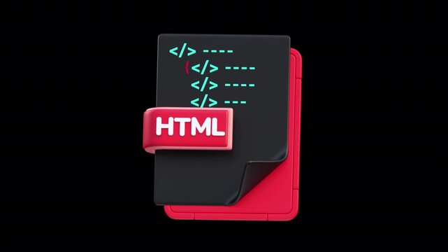 HTML File Format Icon