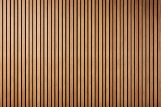 Modern wooden slat wall texture with natural vertical panels and elegant architectural background