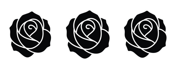 Rose flowers vector illustration elegant floral design with blooming roses and decorative botanical elements for romantic and natural themes © MASUD MOMENA