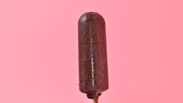 video of a chocolate ice cream stick