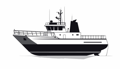 Large Vessel Boat Watercraft Ship. © Undangan
