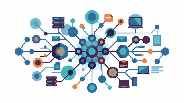 Digital network connecting devices data and services