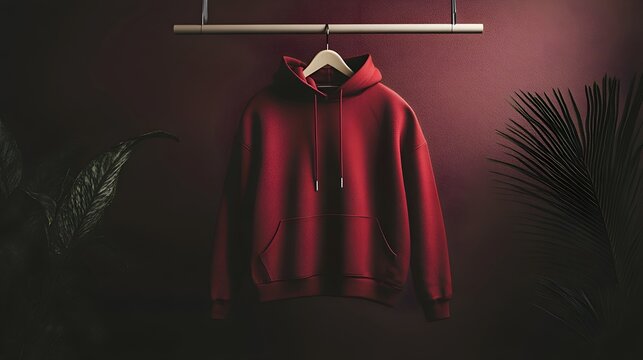red dress on a hanger